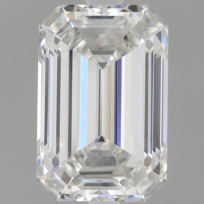 1.81 Carat Emerald Lab Diamond with  Cut Diamond in 14KT  view 1
