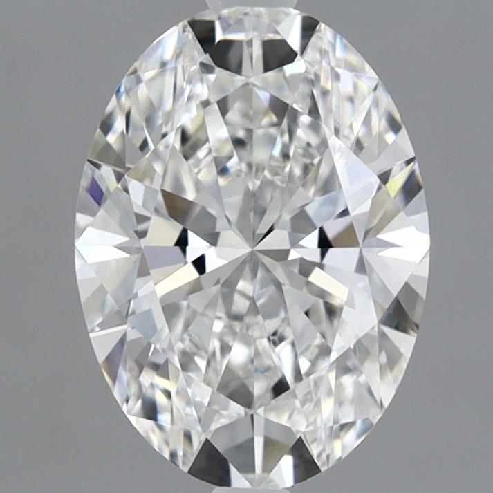 2.02 Carat Oval Lab Diamond with  Cut Diamond in 14KT  view 1
