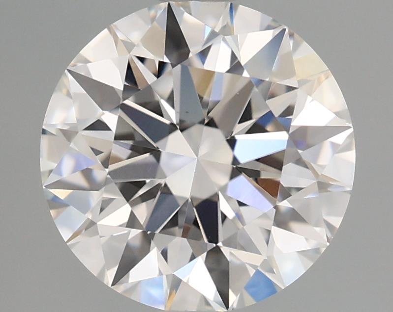 2.7 Carat Round Lab Diamond with  Cut Diamond in 14KT  view 1
