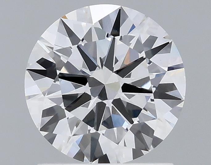 1.3 Carat Round Lab Diamond with  Cut Diamond in 14KT  view 1
