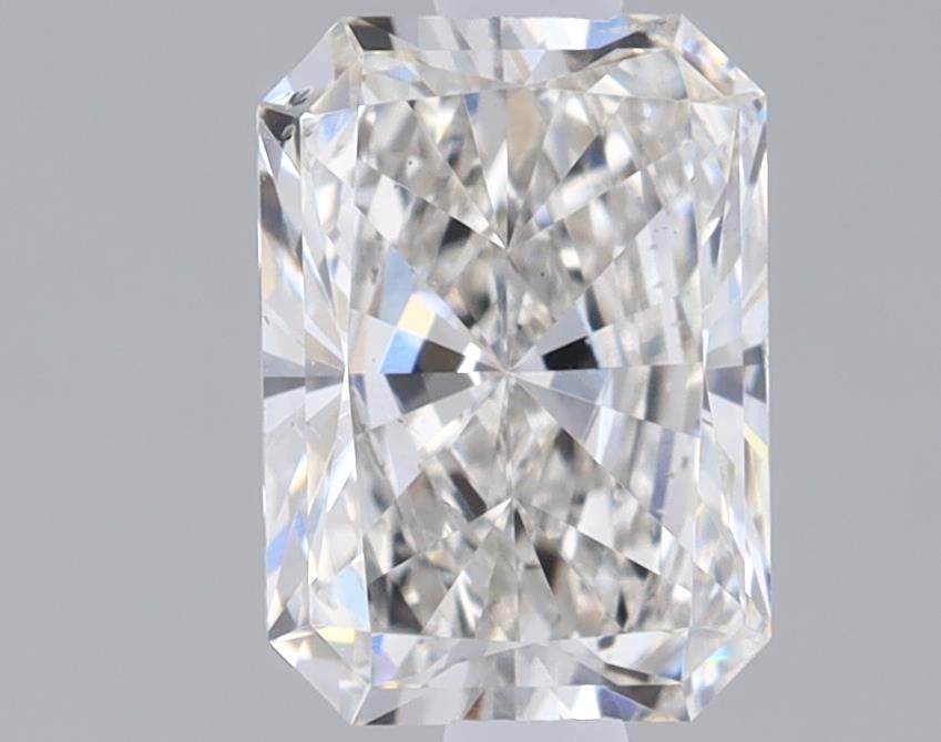 1.03 Carat Radiant Lab Diamond with  Cut Diamond in 14KT  view 1
