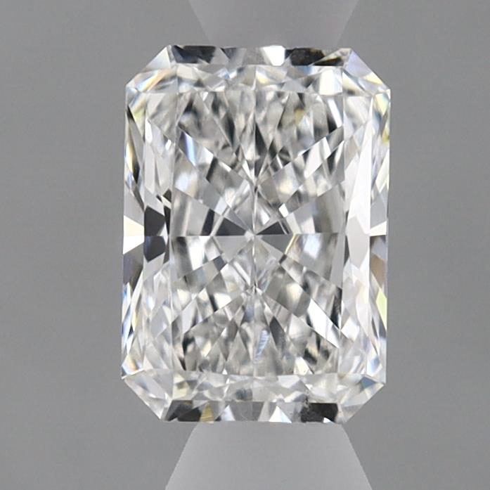 0.6 Carat Radiant Lab Diamond with  Cut Diamond in 14KT  view 1
