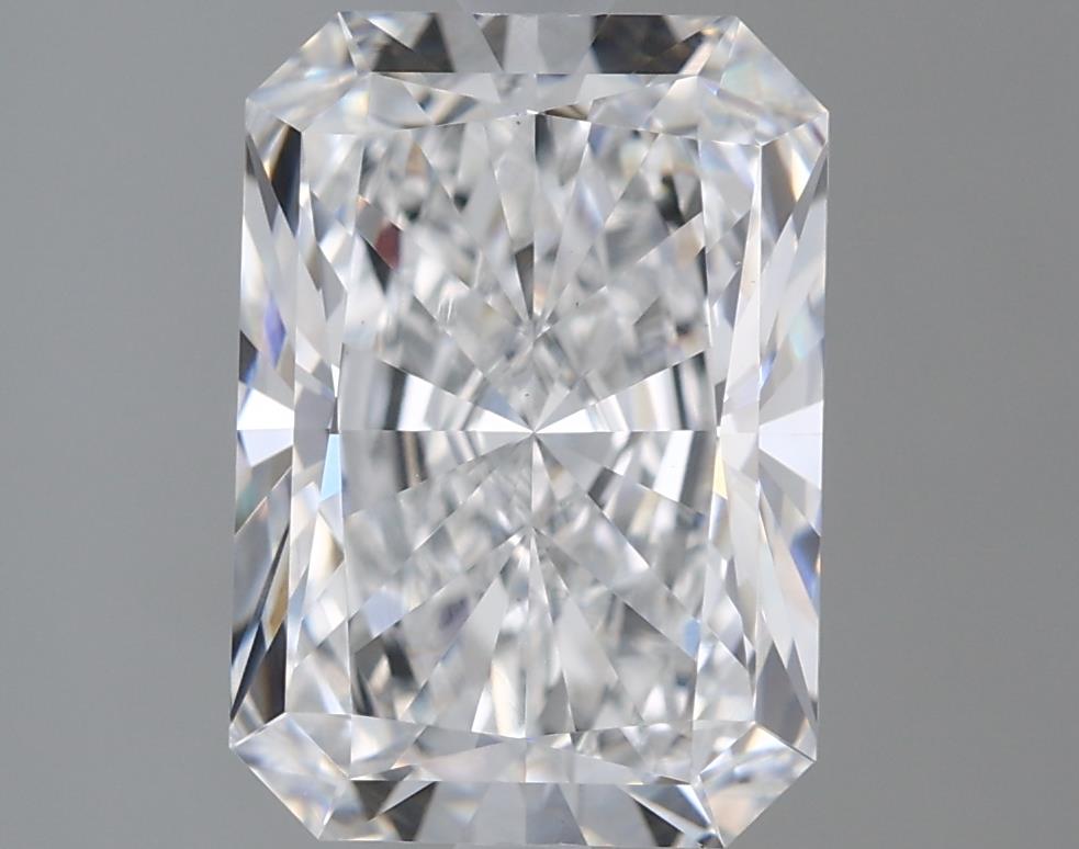 2.36 Carat Radiant Lab Diamond with  Cut Diamond in 14KT  view 1
