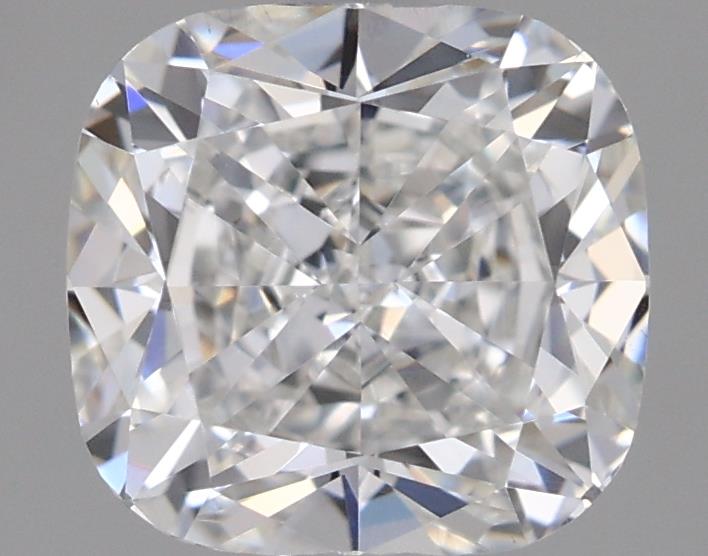 1.04 Carat Cushion Lab Diamond with  Cut Diamond in 14KT  view 1
