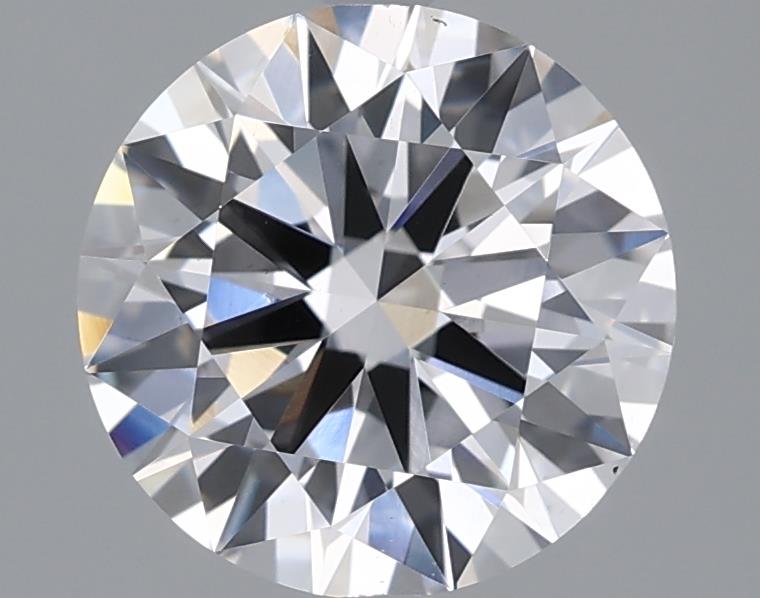 2.0 Carat Round Lab Diamond with  Cut Diamond in 14KT  view 1

