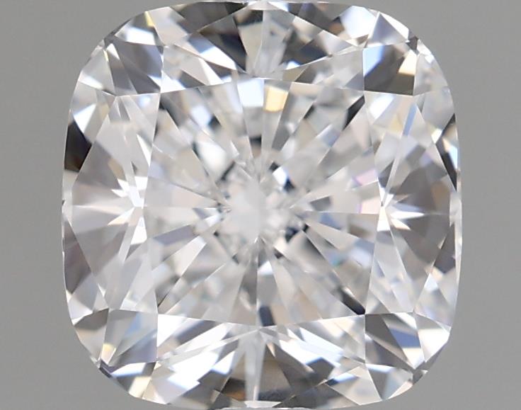 1.62 Carat Cushion Lab Diamond with  Cut Diamond in 14KT  view 1
