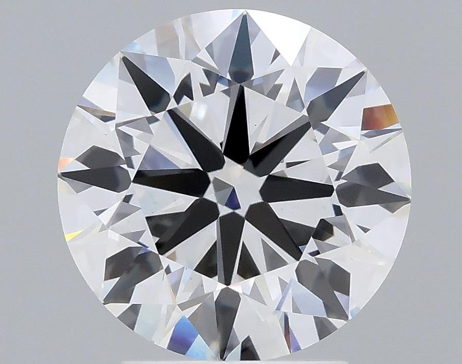 3.07 Carat Round Lab Diamond with  Cut Diamond in 14KT  view 1
