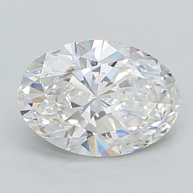 1.59 Carat Oval Lab Diamond with  Cut Diamond in 14KT  view 1
