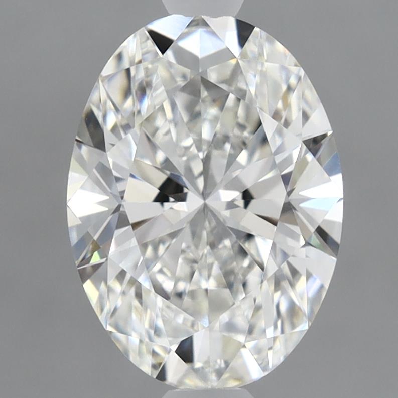 2.0 Carat Oval Lab Diamond with  Cut Diamond in 14KT  view 1

