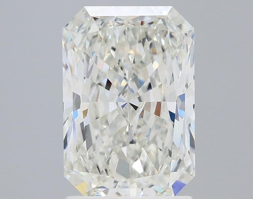 2.04 Carat Radiant Lab Diamond with  Cut Diamond in 14KT  view 1
