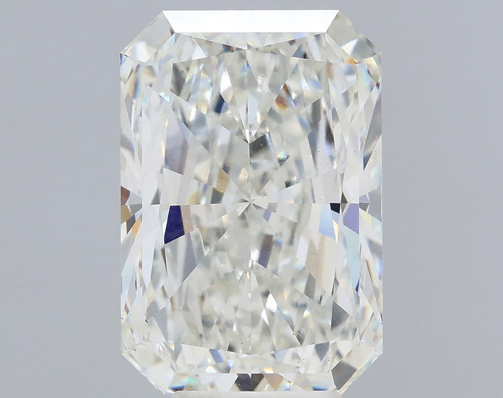 7.02 Carat Radiant Lab Diamond with  Cut Diamond in 14KT  view 1

