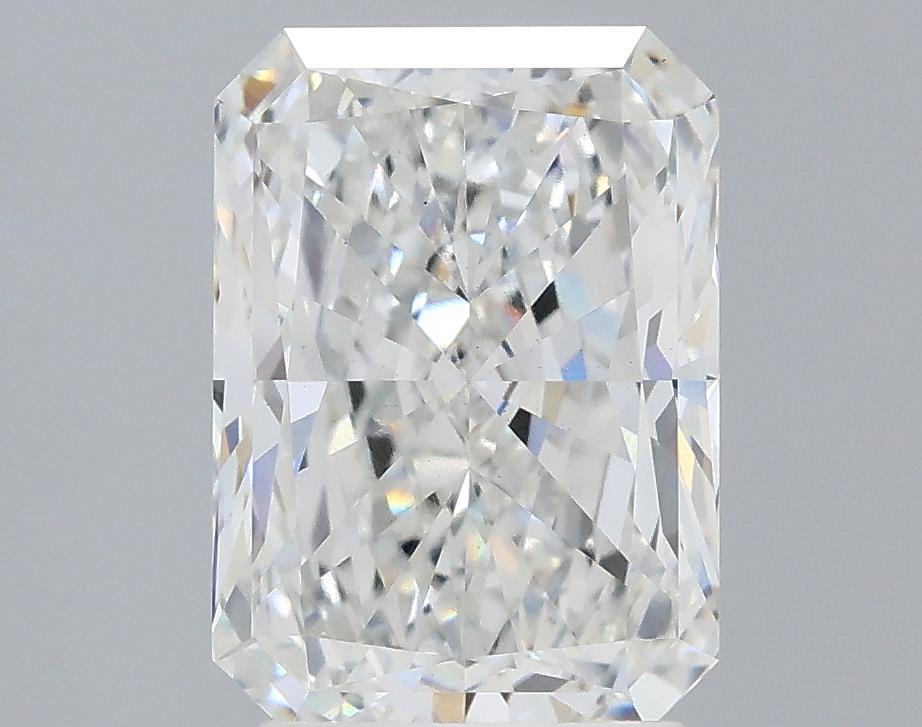 2.71 Carat Radiant Lab Diamond with  Cut Diamond in 14KT  view 1
