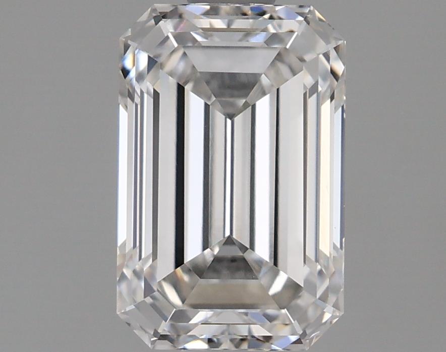 1.68 Carat Emerald Lab Diamond with  Cut Diamond in 14KT  view 1
