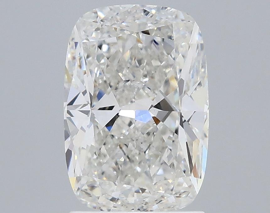 2.05 Carat Cushion Lab Diamond with  Cut Diamond in 14KT  view 1
