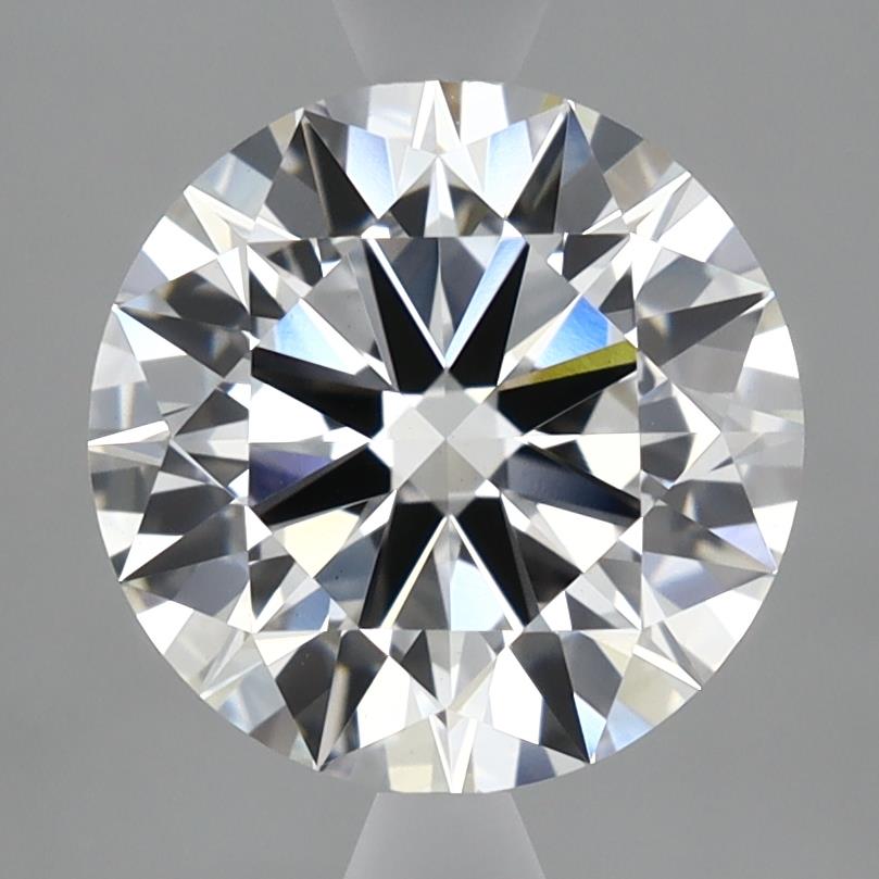 3.0 Carat Round Lab Diamond with  Cut Diamond in 14KT  view 1
