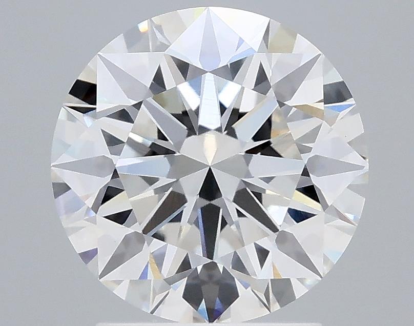 2.3 Carat Round Lab Diamond with  Cut Diamond in 14KT  view 1
