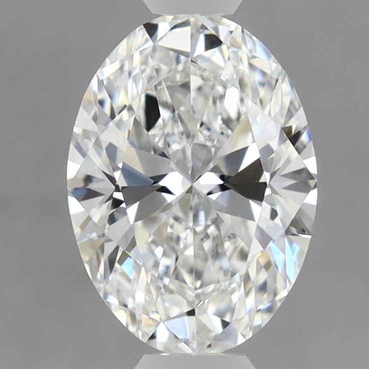 1.44 Carat Oval Lab Diamond with  Cut Diamond in 14KT  view 1
