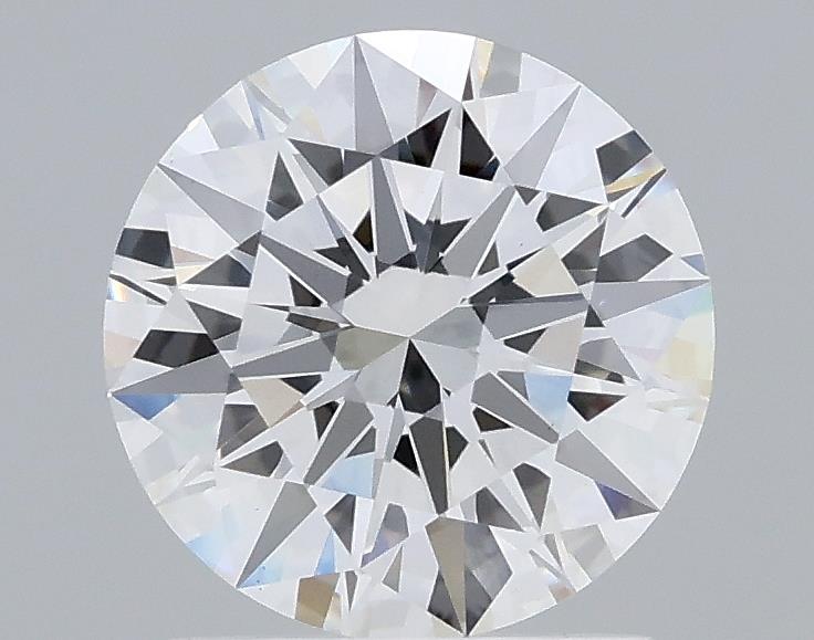 1.56 Carat Round Lab Diamond with  Cut Diamond in 14KT  view 1
