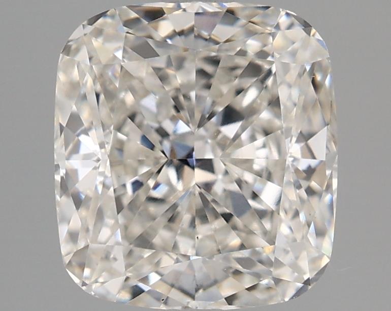3.05 Carat Cushion Lab Diamond with  Cut Diamond in 14KT  view 1

