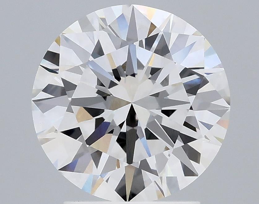 2.5 Carat Round Lab Diamond with  Cut Diamond in 14KT  view 1
