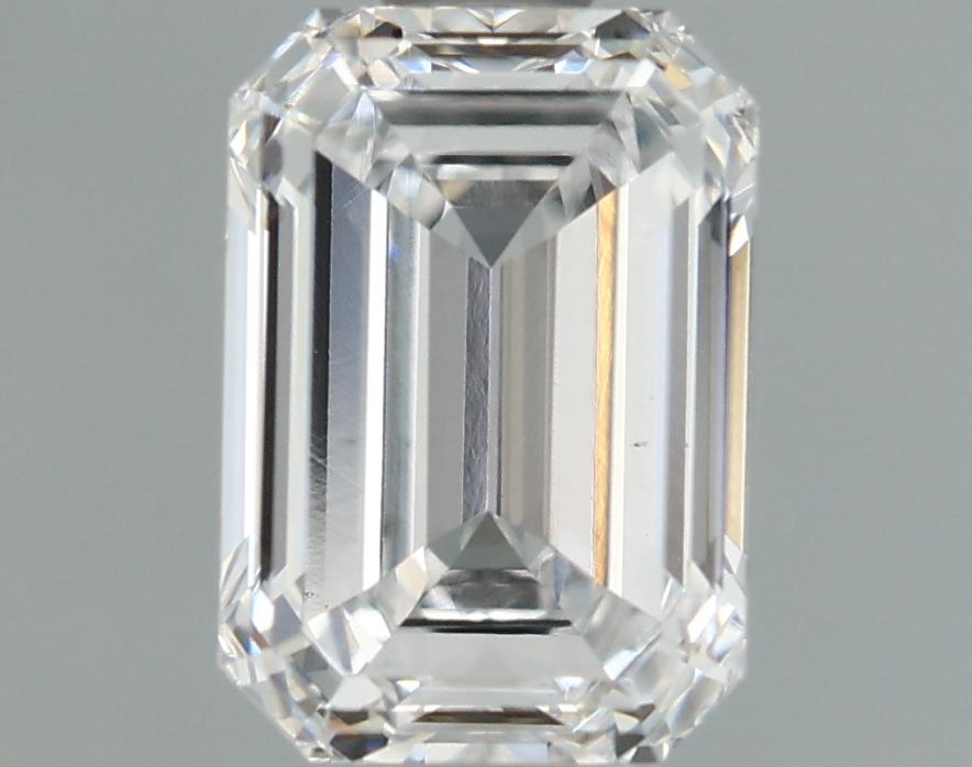 1.42 Carat Emerald Lab Diamond with  Cut Diamond in 14KT  view 1
