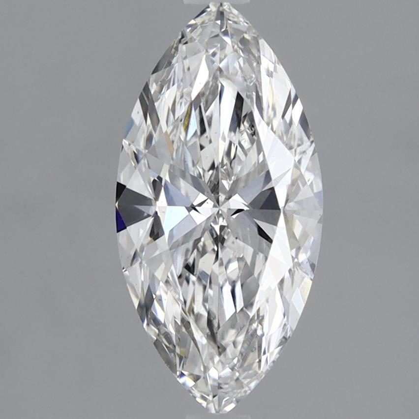 1.5 Carat Marquise Lab Diamond with  Cut Diamond in 14KT  view 1
