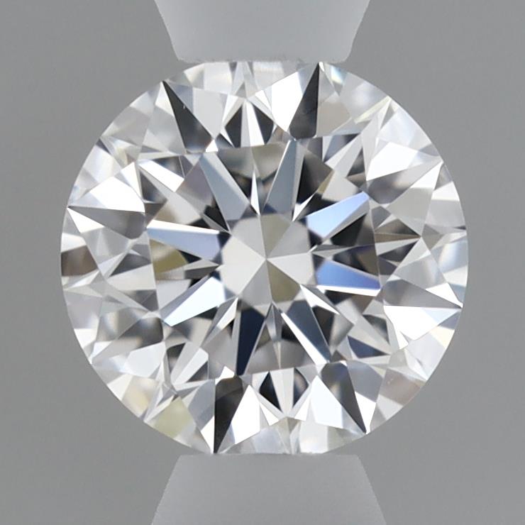 0.36 Carat Round Lab Diamond with  Cut Diamond in 14KT  view 1
