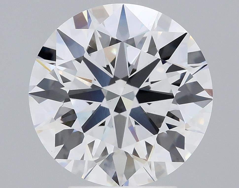 4.0 Carat Round Lab Diamond with  Cut Diamond in 14KT  view 1
