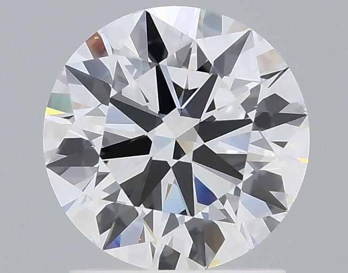 1.51 Carat Round Lab Diamond with  Cut Diamond in 14KT  view 1
