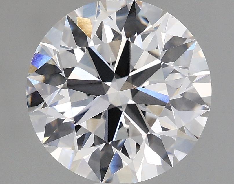 2.13 Carat Round Lab Diamond with  Cut Diamond in 14KT  view 1
