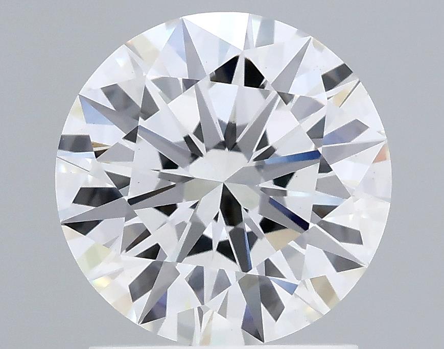 1.56 Carat Round Lab Diamond with  Cut Diamond in 14KT  view 1
