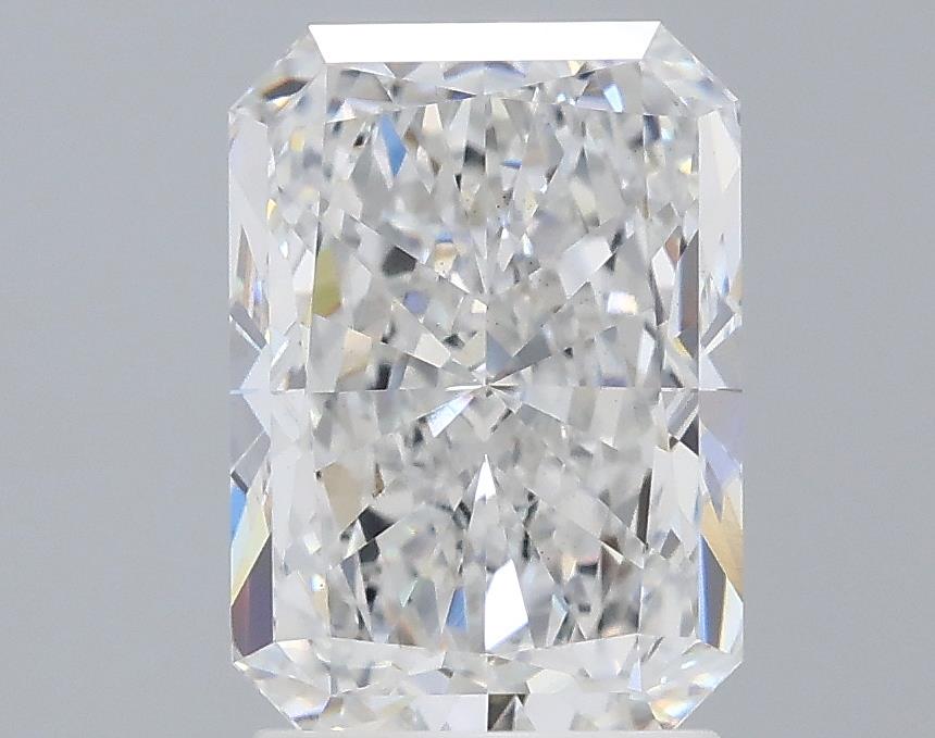 2.29 Carat Radiant Lab Diamond with  Cut Diamond in 14KT  view 1
