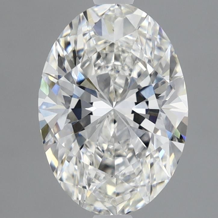 2.01 Carat Oval Lab Diamond with  Cut Diamond in 14KT  view 1
