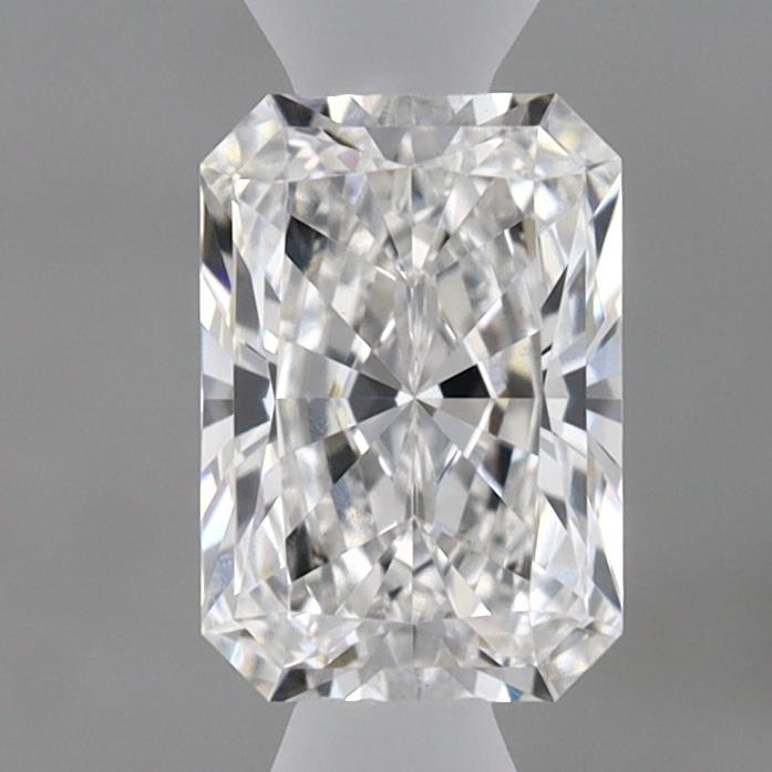 0.64 Carat Radiant Lab Diamond with  Cut Diamond in 14KT  view 1
