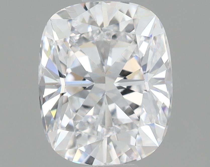 1.51 Carat Cushion Lab Diamond with  Cut Diamond in 14KT  view 1
