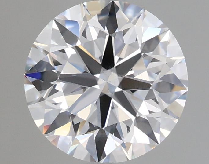 1.38 Carat Round Lab Diamond with  Cut Diamond in 14KT  view 1
