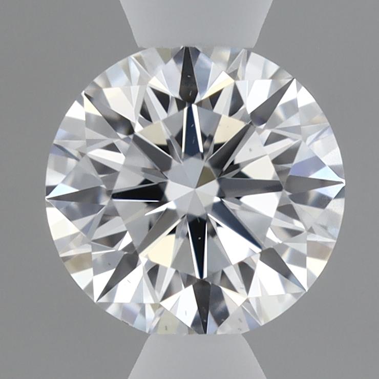 0.38 Carat Round Lab Diamond with  Cut Diamond in 14KT  view 1
