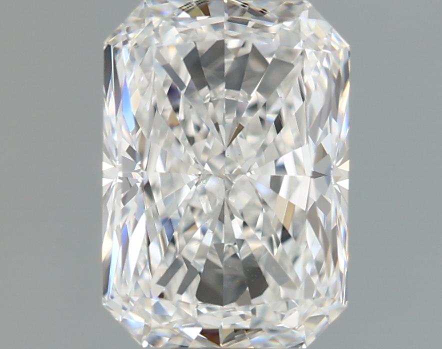1.5 Carat Radiant Lab Diamond with  Cut Diamond in 14KT  view 1
