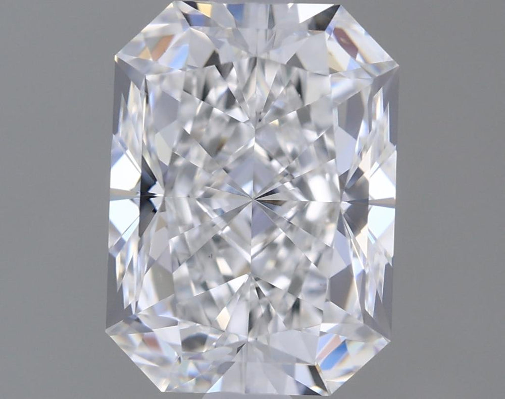 1.5 Carat Radiant Lab Diamond with  Cut Diamond in 14KT  view 1

