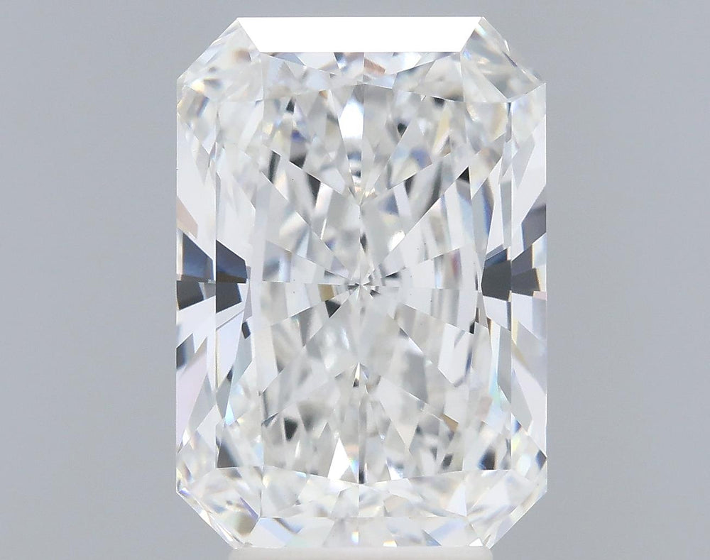 5.23 Carat Radiant Lab Diamond with  Cut Diamond in 14KT  view 1
