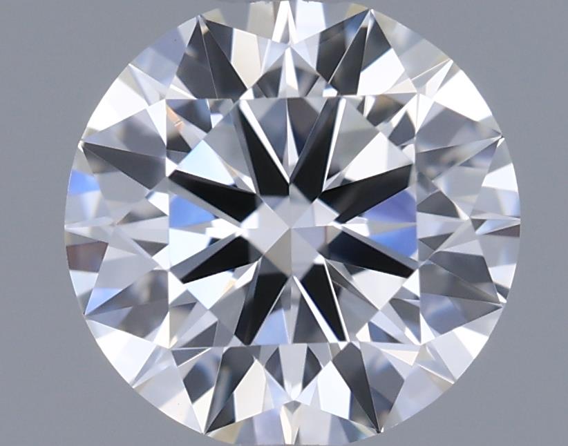0.76 Carat Round Lab Diamond with  Cut Diamond in 14KT  view 1

