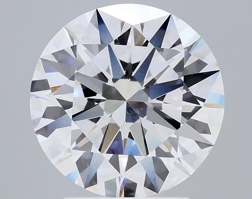 3.0 Carat Round Lab Diamond with  Cut Diamond in 14KT  view 1
