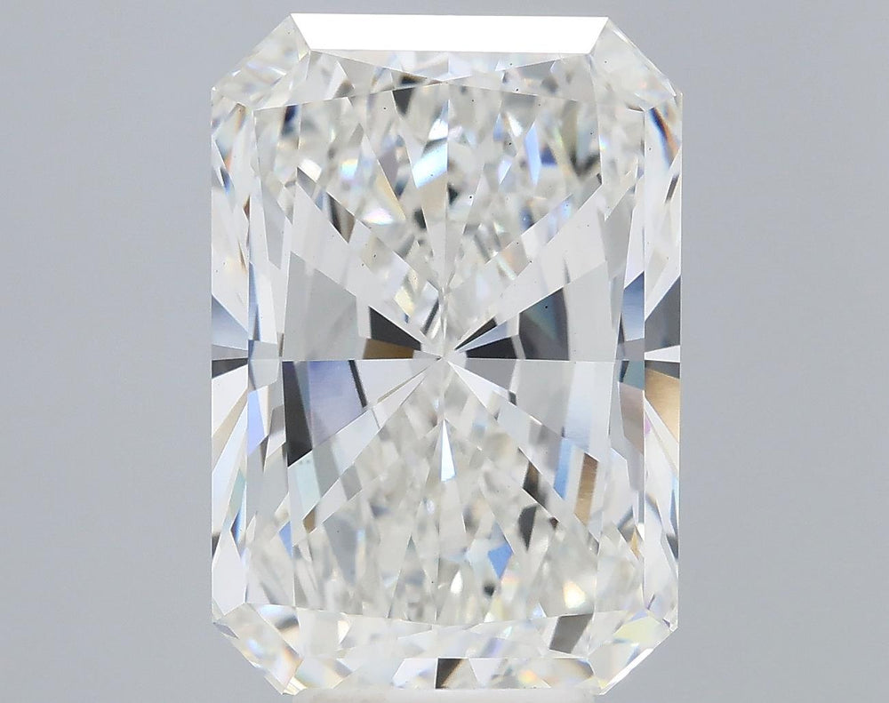 7.21 Carat Radiant Lab Diamond with  Cut Diamond in 14KT  view 1
