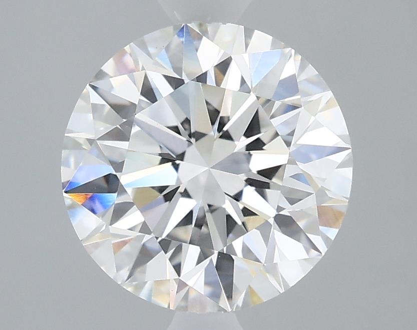 1.85 Carat Round Lab Diamond with  Cut Diamond in 14KT  view 1
