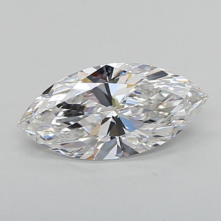 1.5 Carat Marquise Lab Diamond with  Cut Diamond in 14KT  view 1
