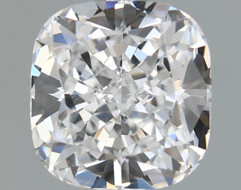 1.6 Carat Cushion Lab Diamond with  Cut Diamond in 14KT  view 1
