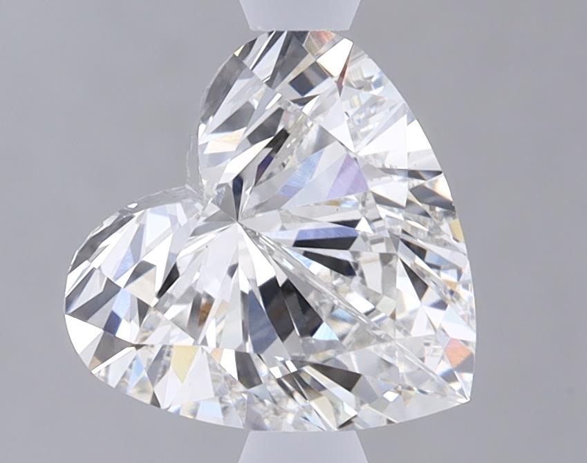 1.54 Carat Heart Lab Diamond with  Cut Diamond in 14KT  view 1
