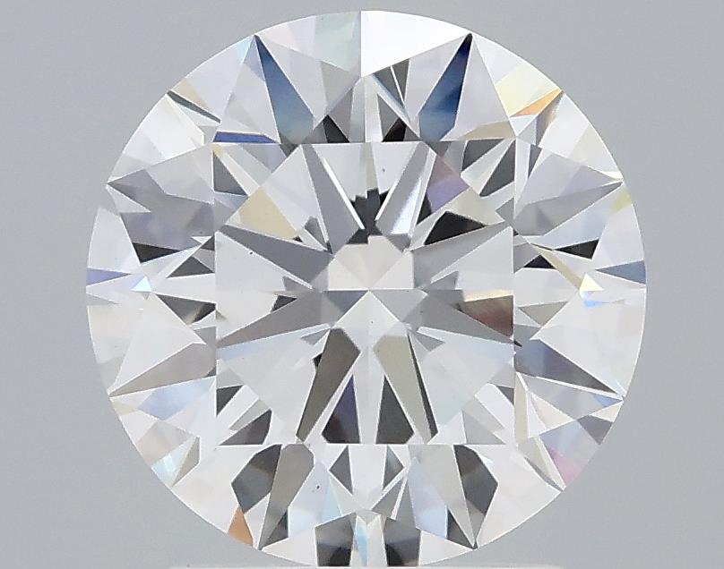 2.39 Carat Round Lab Diamond with  Cut Diamond in 14KT  view 1
