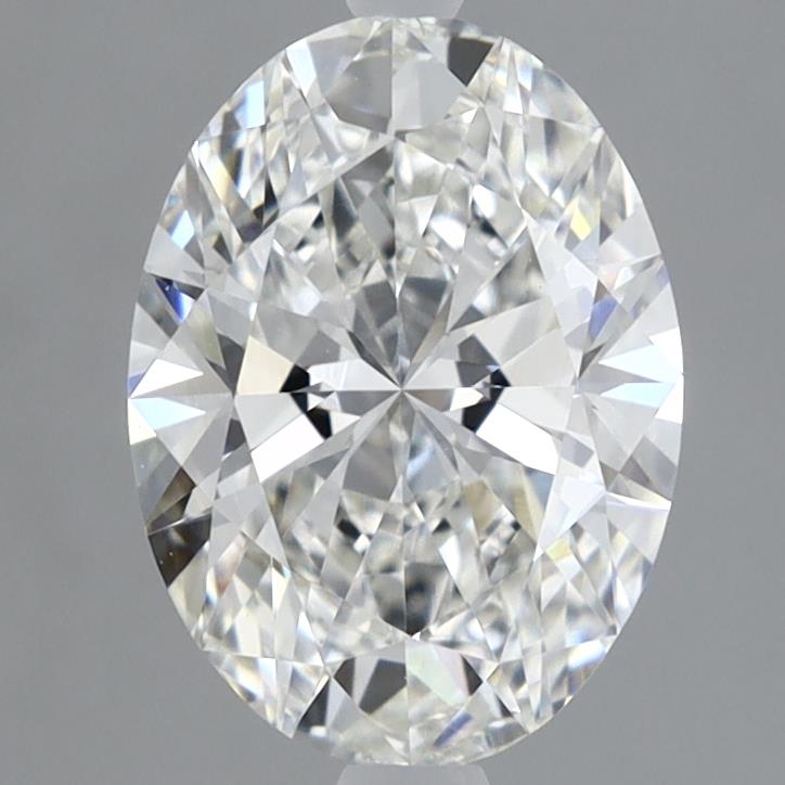 2.0 Carat Oval Lab Diamond with  Cut Diamond in 14KT  view 1

