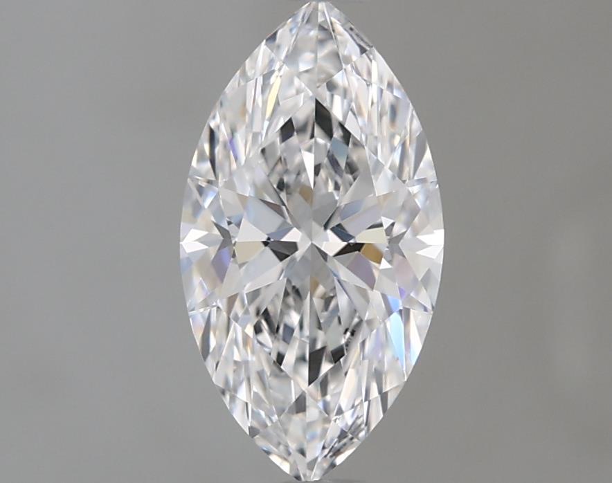 1.03 Carat Marquise Lab Diamond with  Cut Diamond in 14KT  view 1
